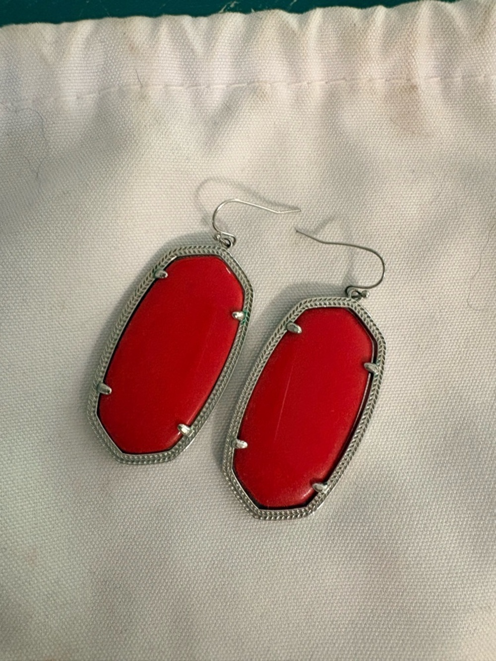 Kendra Scott Danielle Red Earrings